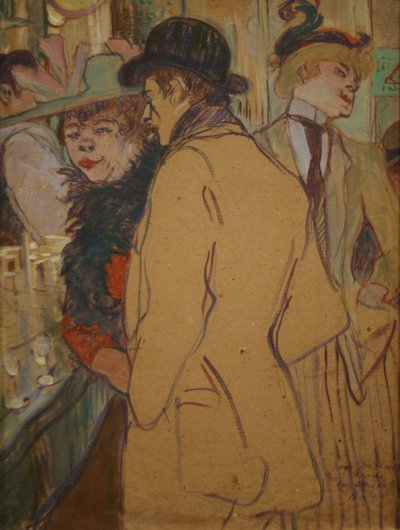 Alfred la Guigne tekijältä Henri de Toulouse Lautrec